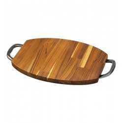 Bandeja 38x21cm Madeira Com Alça